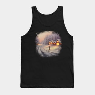 Winter Cottage Tank Top